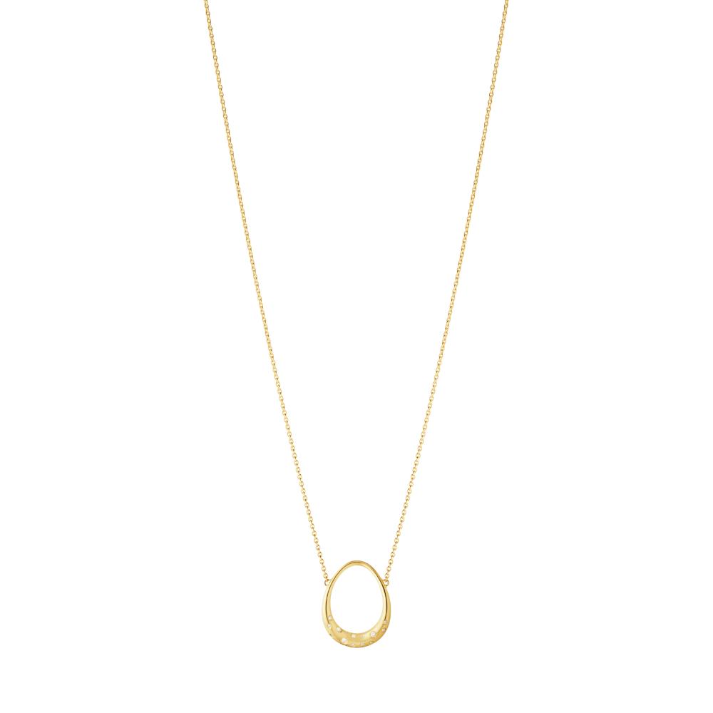 Georg Jensen Offspring Pendant Diamond Small YG