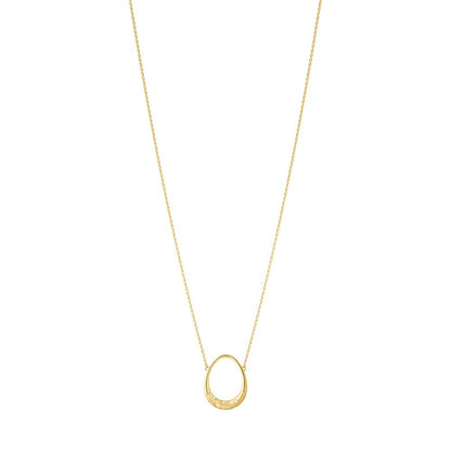 Georg Jensen Offspring Pendant Diamond Small YG