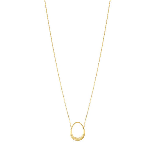 Georg Jensen Offspring Pendant Diamond Small YG