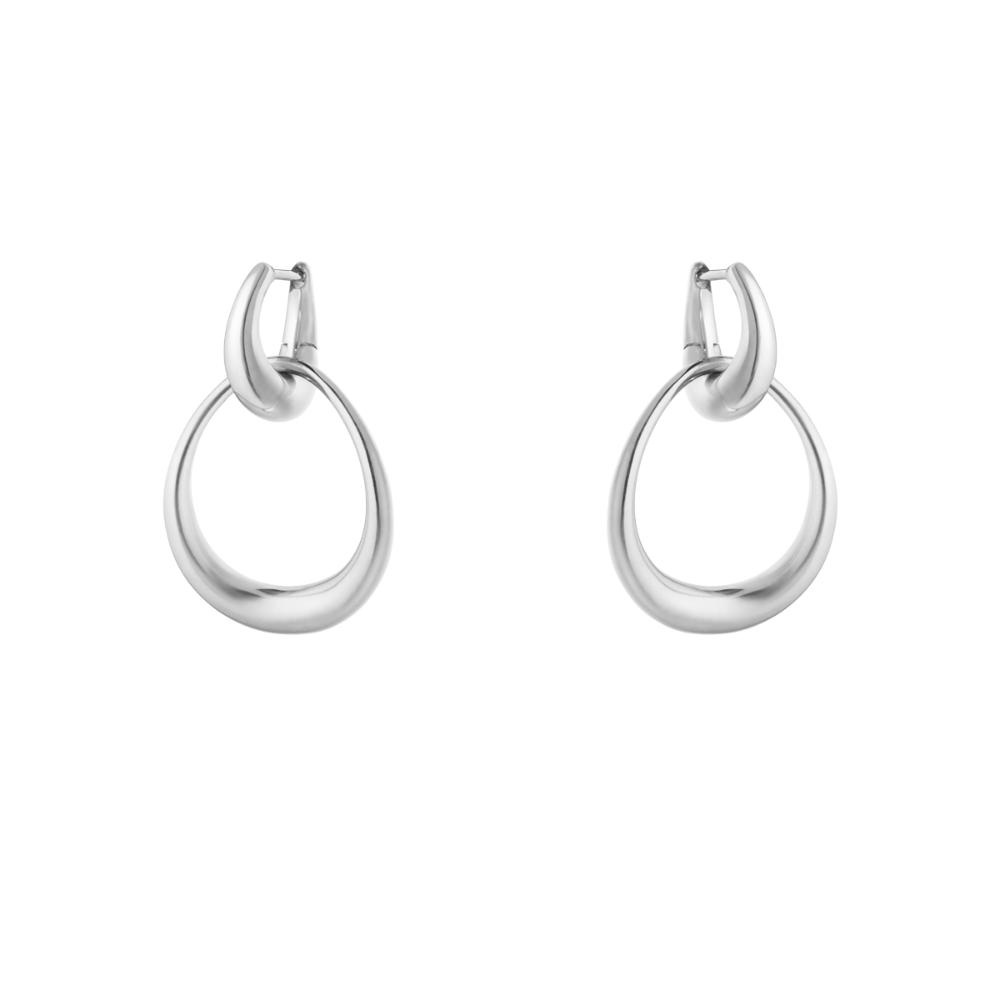 Georg Jensen Offsprings Double Element Earring Medium