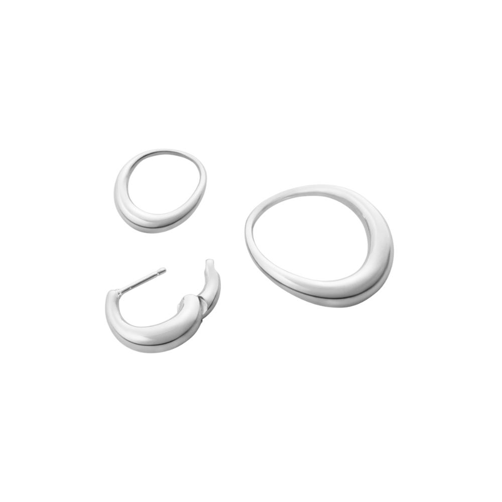 Georg Jensen Offsprings Double Element Earring Medium