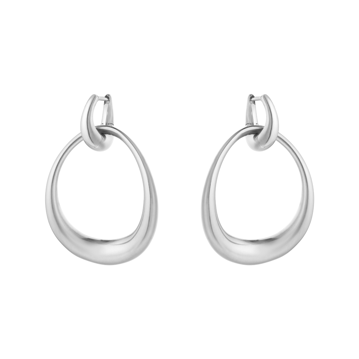 Georg Jensen Offsprings Double Element Earring Large