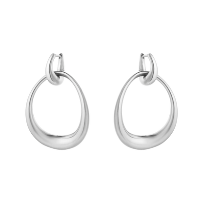 Georg Jensen Offsprings Double Element Earring Large