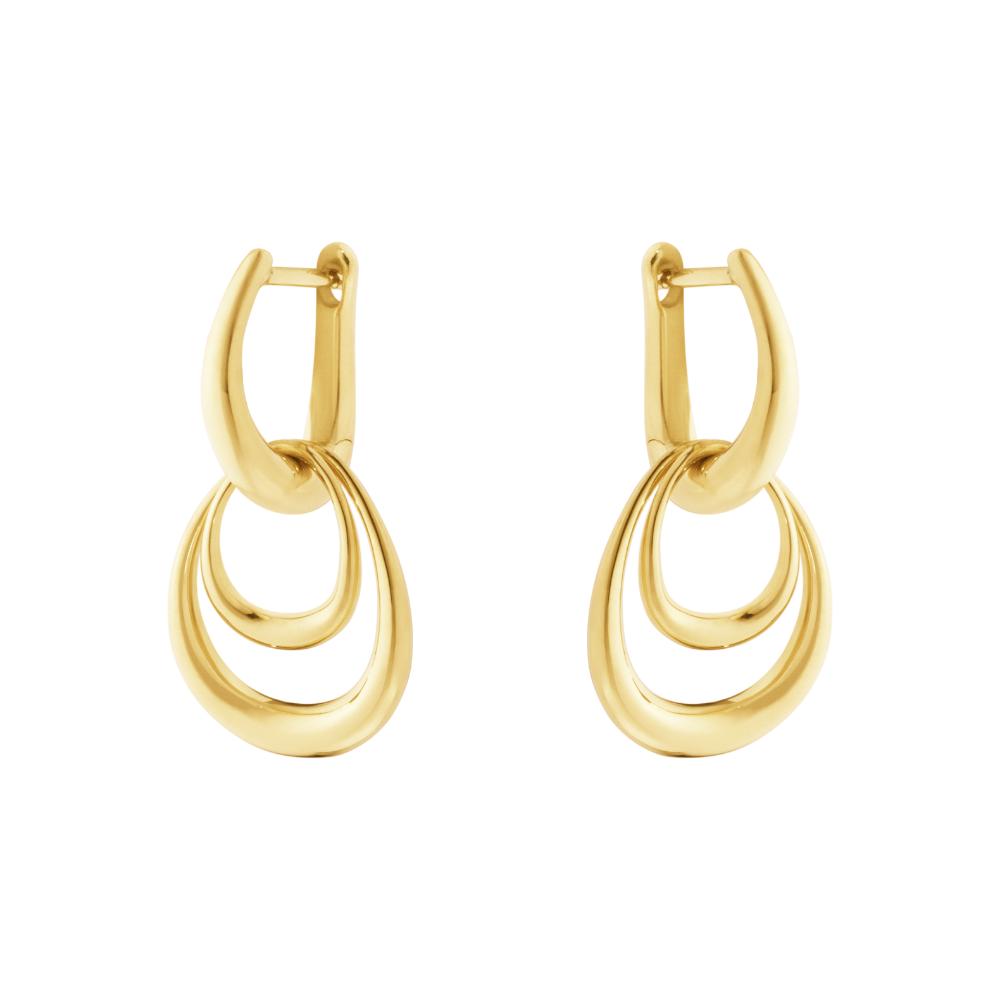 Georg Jensen Offspring Double Element Small Earring YG