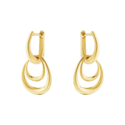 Georg Jensen Offspring Double Element Small Earring YG