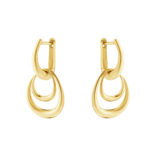 Georg Jensen Offspring Double Element Small Earring YG