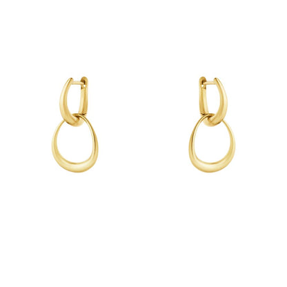 Georg Jensen Offspring Double Element Small Earring YG