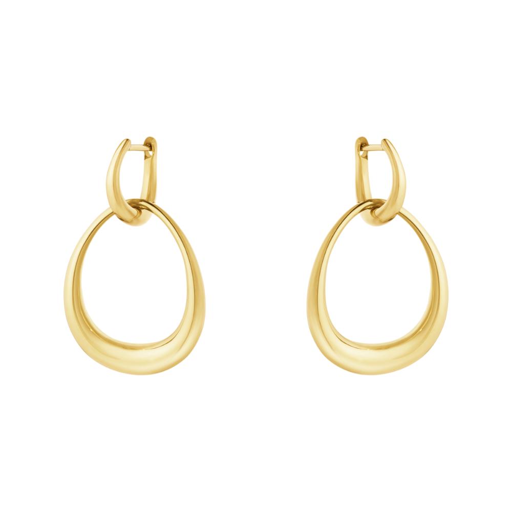Georg Jensen Offspring Double Element Medium Earring YG