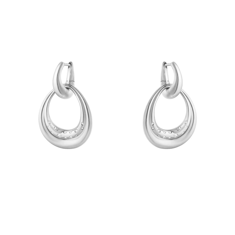 Georg Jensen Offsprings Medium Earrings Diamond RH