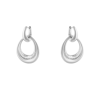 Georg Jensen Offsprings Medium Earrings Diamond RH