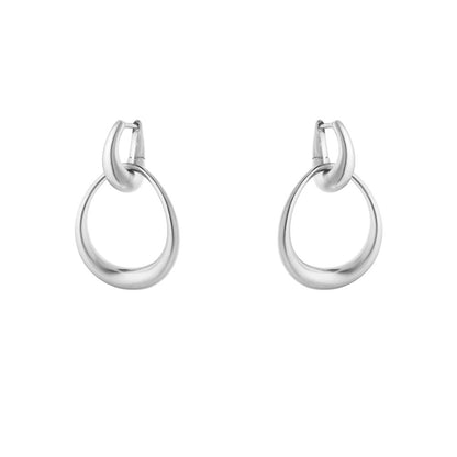 Georg Jensen Offsprings Medium Earrings Diamond RH