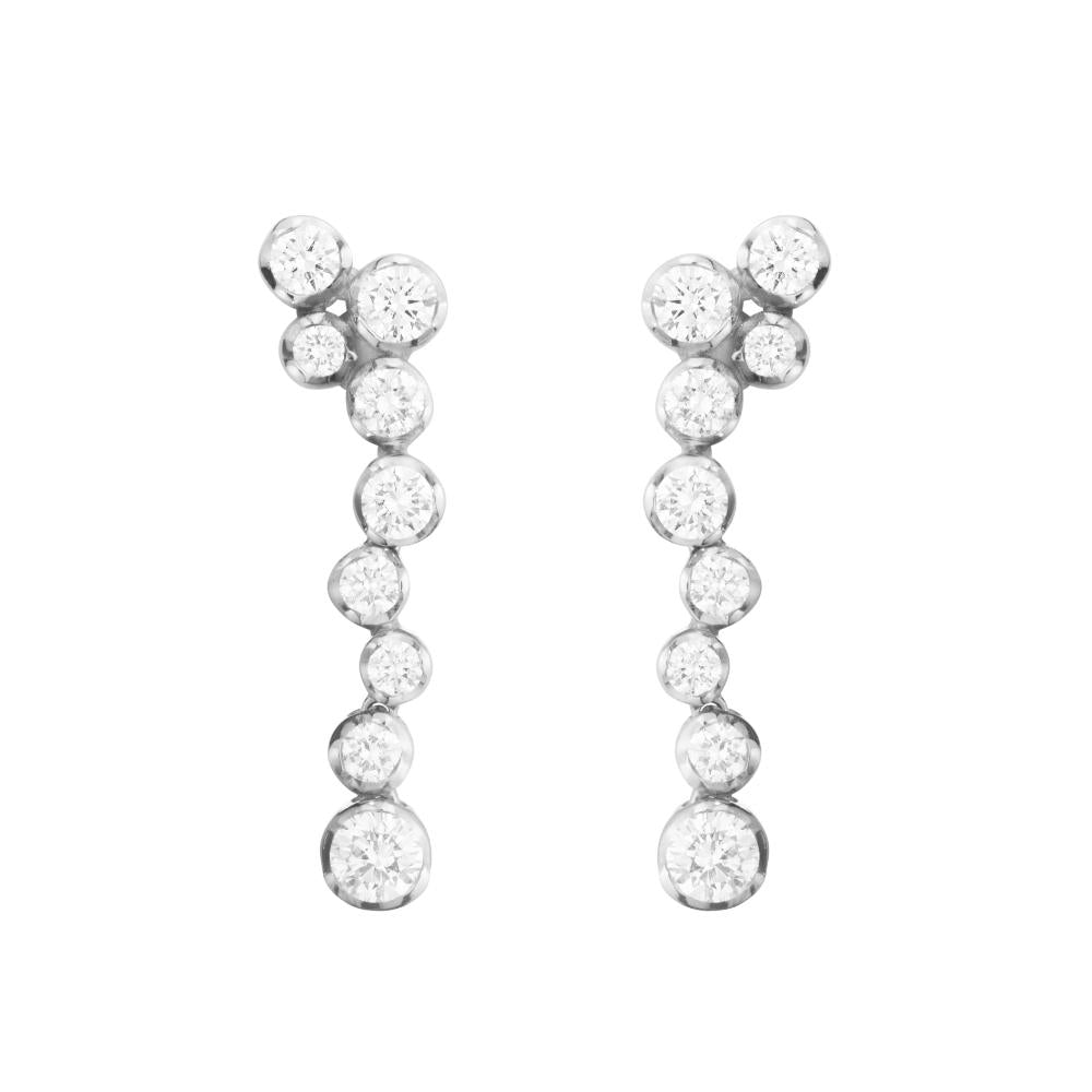 Georg Jensen Signature Diamonds Earring 0,62ct. HG