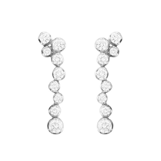 Georg Jensen Signature Diamonds Earring 0,62ct. HG