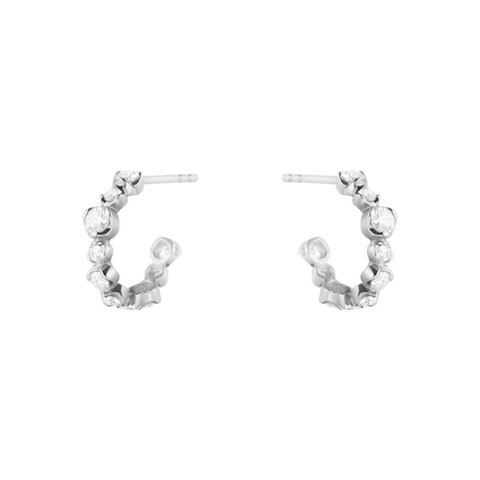 Georg Jensen Signature Diamonds Earhoop 0,72ct. HG