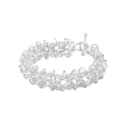 Georg Jensen WEFT armbånd med dobbelte led