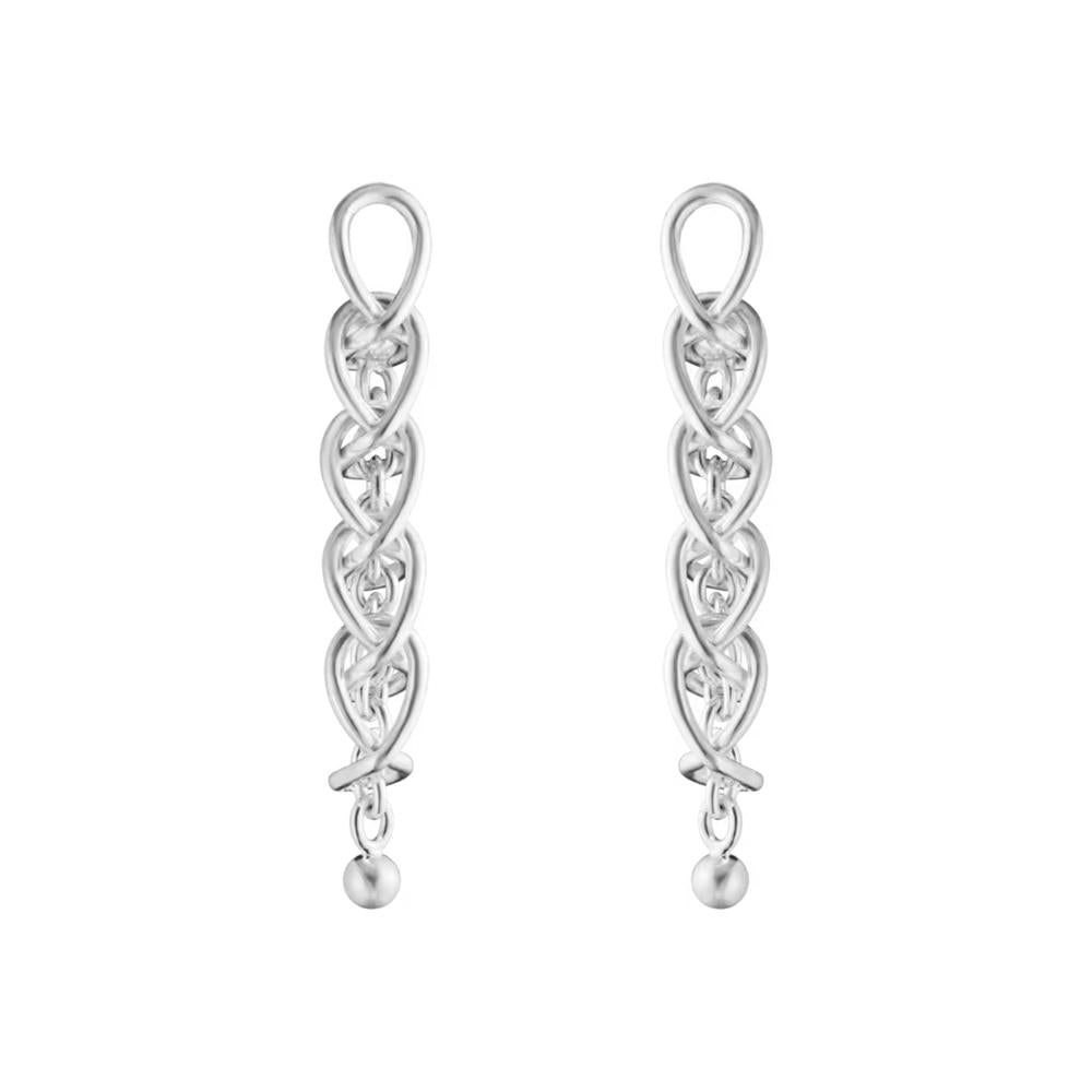 Georg Jensen WEFT Earring 5 Links silver