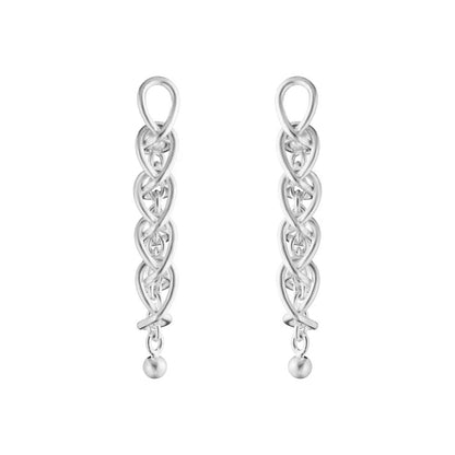 Georg Jensen WEFT Earring 5 Links silver