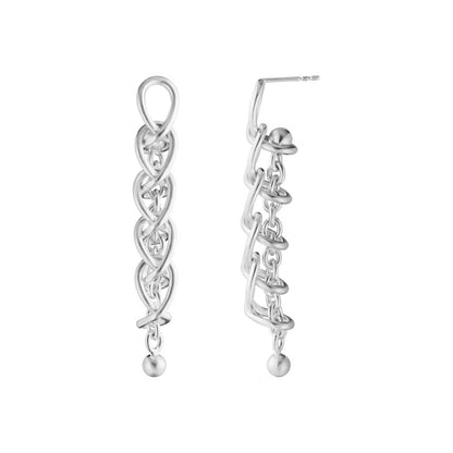 Georg Jensen WEFT Earring 5 Links silver