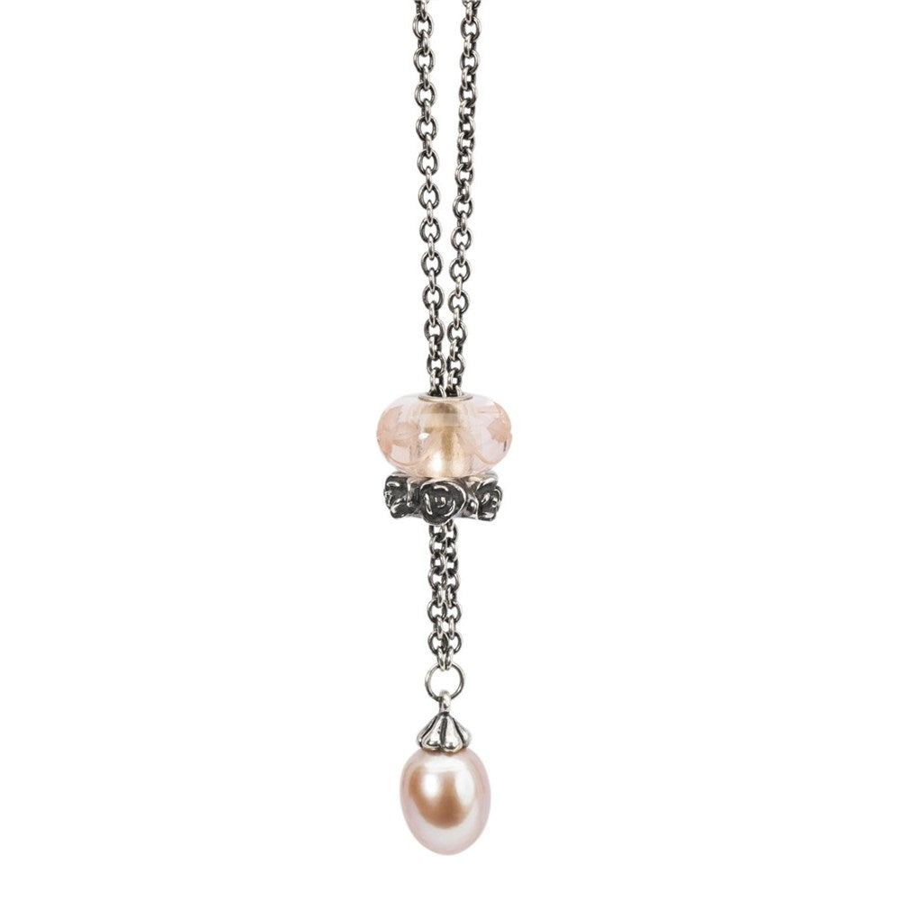 Trollbeads Fantasikæde med rosa ferskvandsperle