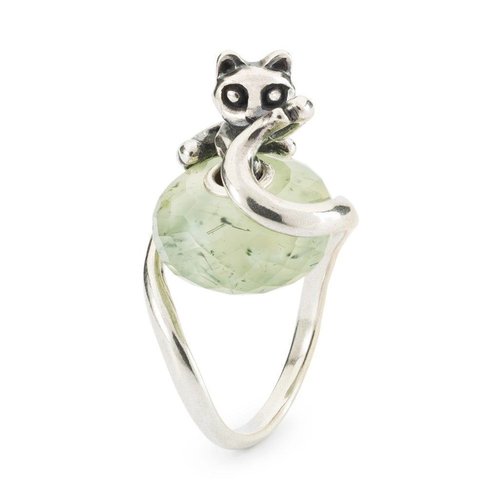 Trollbeads Prehnite with Toumalinated Quartz Bead