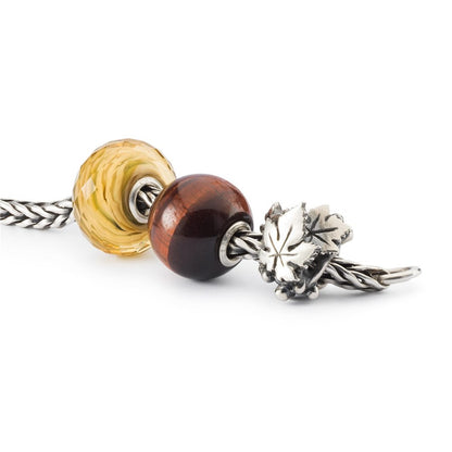 Trollbeads Jumbo Round Red Tiger Eye Bead