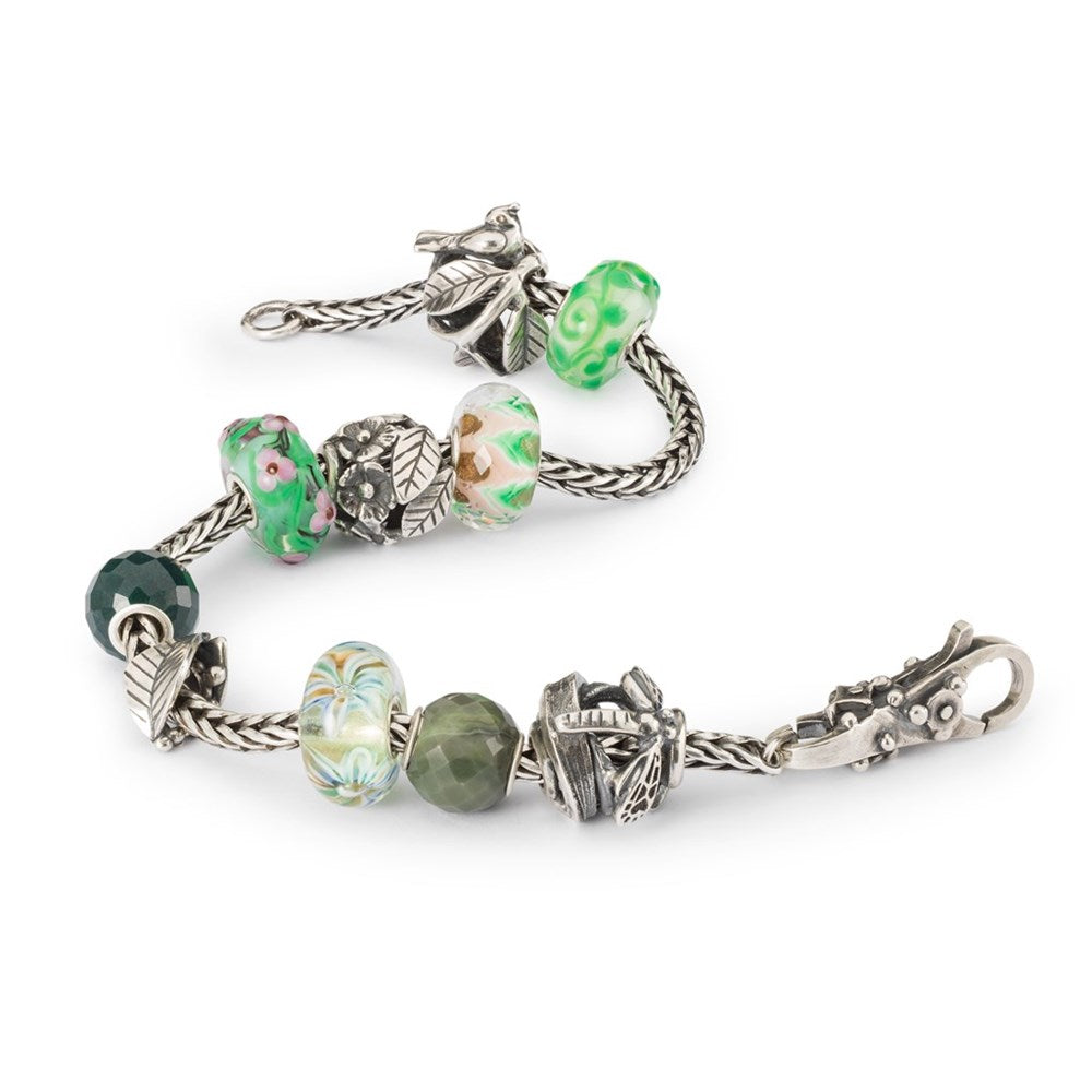 Trollbeads Round Green Calcite Facet