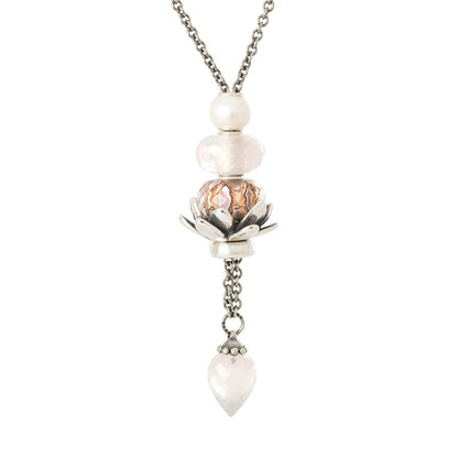 Trollbeads Fantasy Necklace with Rose Quartz