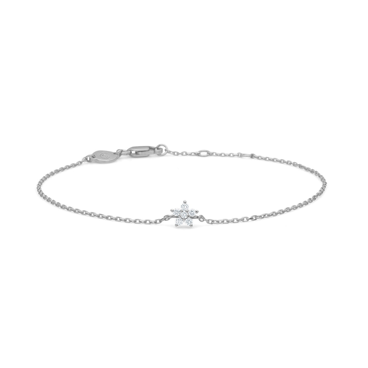 Mads Z Sølv armbånd Céleste m. zirk.