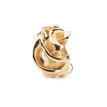Trollbeads Wishing Star, Gold Bead