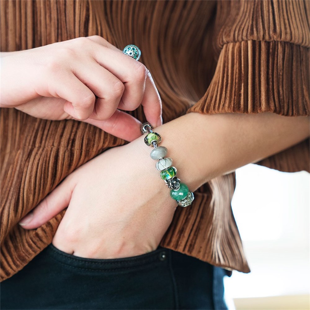 Trollbeads Hvide Tulipaner