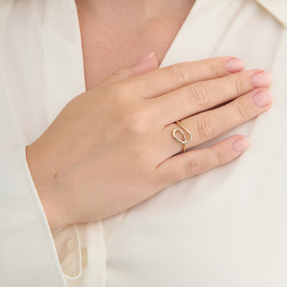 Mads Z 8 karat guld ring "Caia"