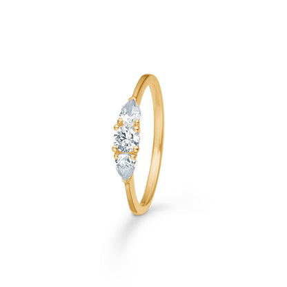 Mads Z ring "Solis Shine" med zirkonia