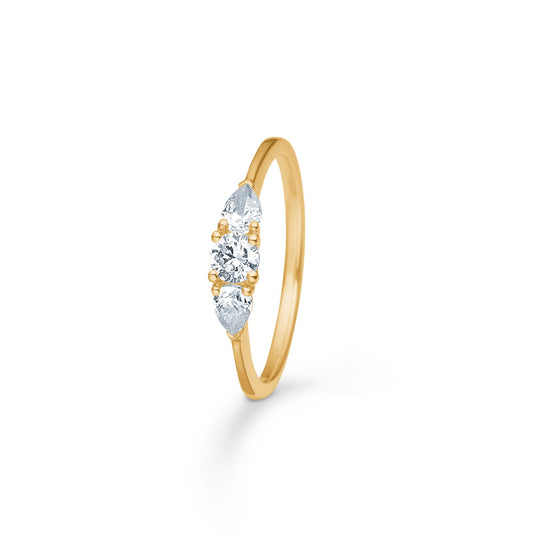Mads Z ring "Solis Shine" med zirkonia