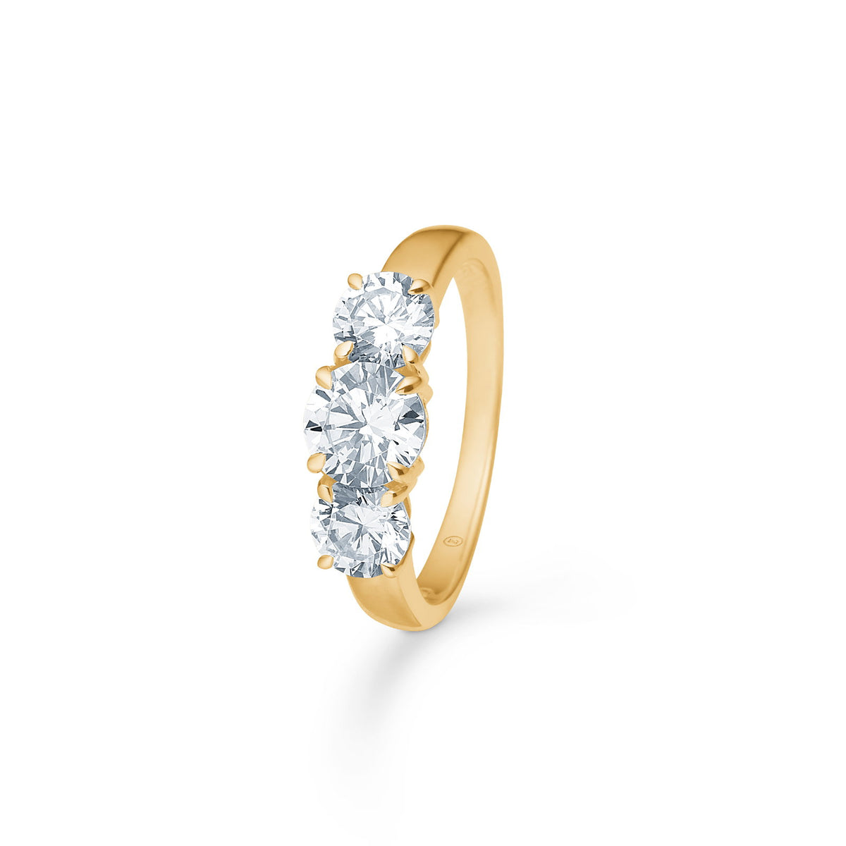 Mads Z ring "Solis Trio" med zirkonia