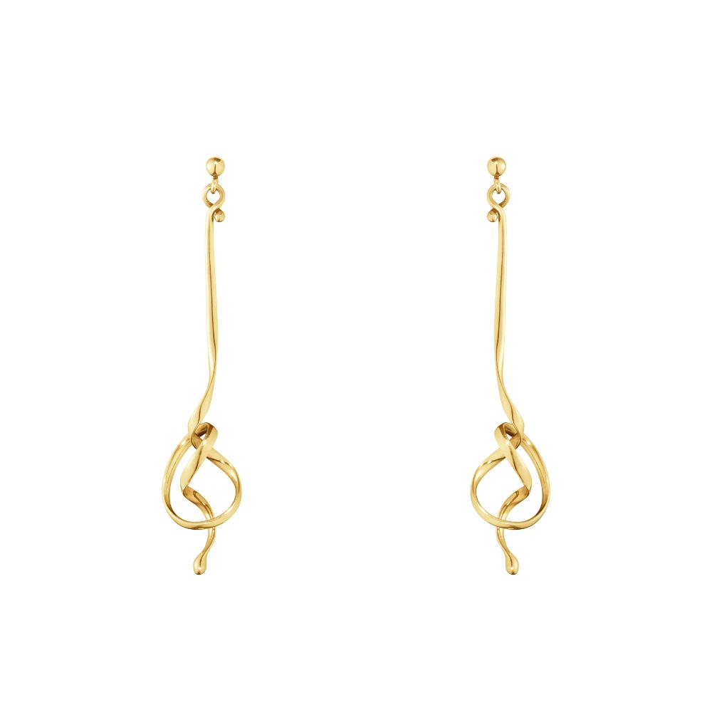 Georg Jensen Forget-Me-Knot Earring YG
