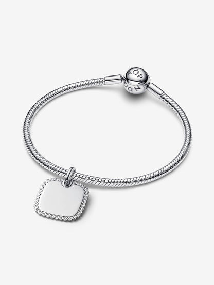 Pandora Engravable Square Tag vedhæng
