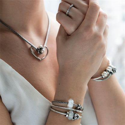 Trollbeads Hvid Diamantkugle