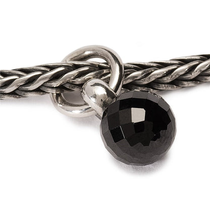 Trollbeads Black Spinel Tassel Bead