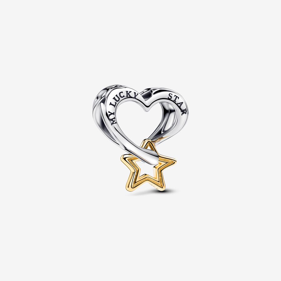 Pandora Lykkestjerne & Hjerte Charm