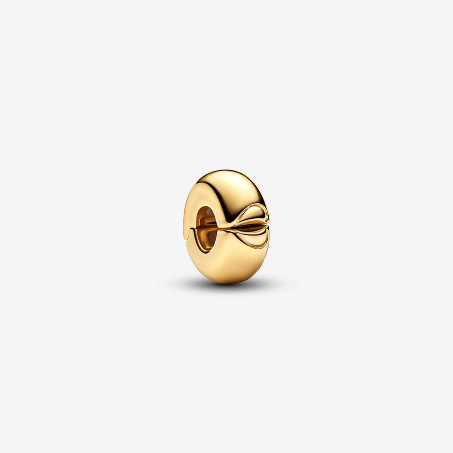 Pandora Rundt Klemmeled charm
