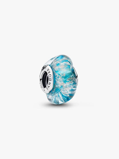 Pandora Turkis Muranoglas & Glitter Charm