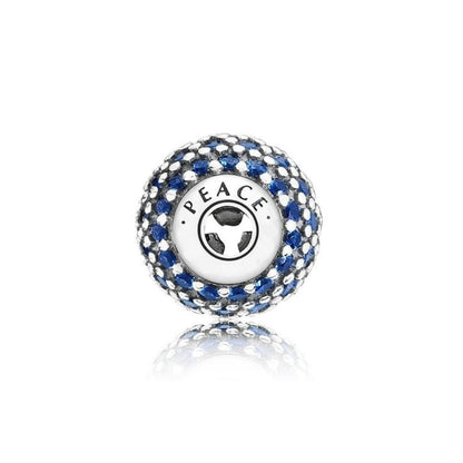 Outlet Pandora Essence Peace charm med blå zirkonia