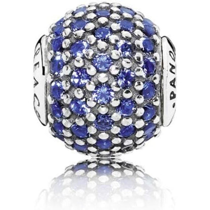 Outlet Pandora Essence Peace charm med blå zirkonia
