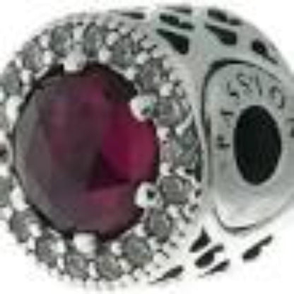 Outlet Pandora Essence Passion charm med rød crystal