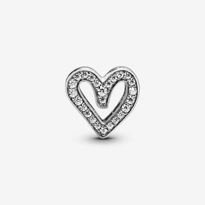 Pandora Funklende Frihåndshjerte Charm