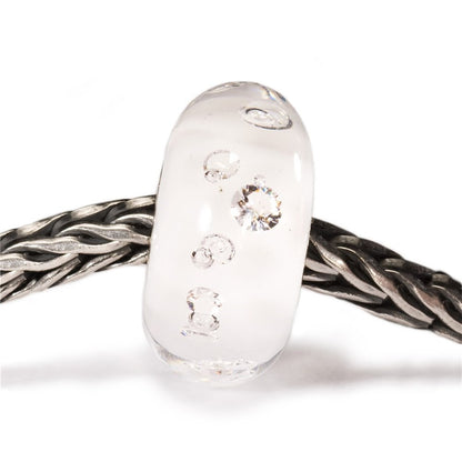 Trollbeads Hvid Diamantkugle