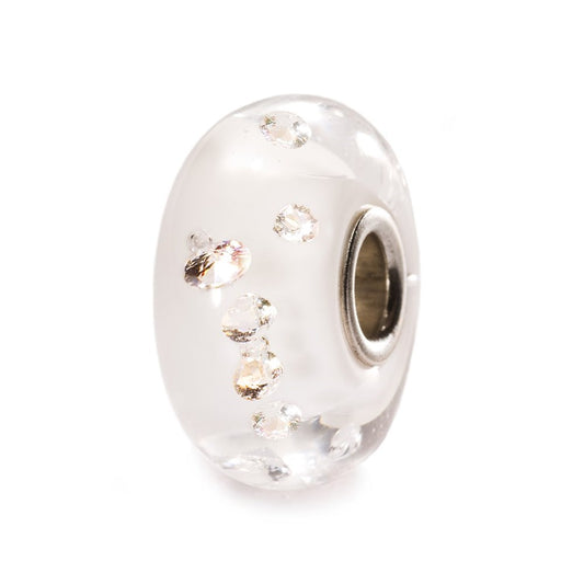 Trollbeads Hvid Diamantkugle