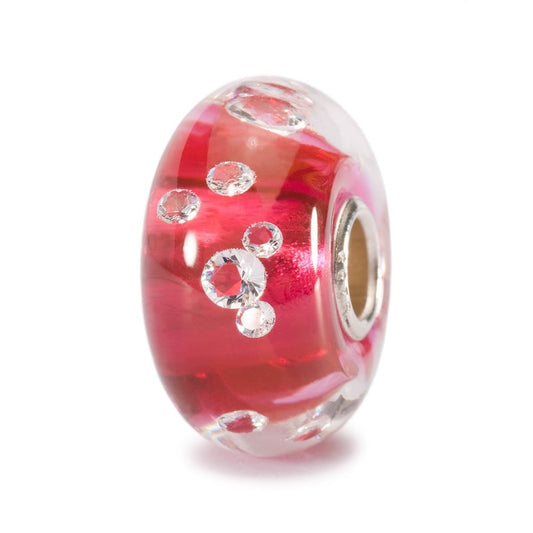 Trollbeads Pink Diamantkugle