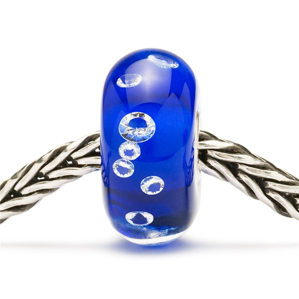 Trollbeads Blå Diamantkugle