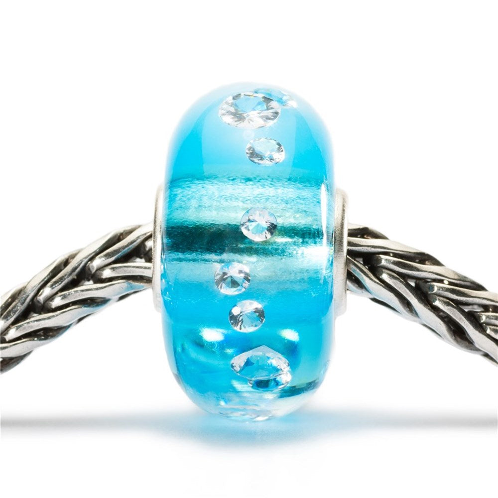 Trollbeads Isblå Diamant